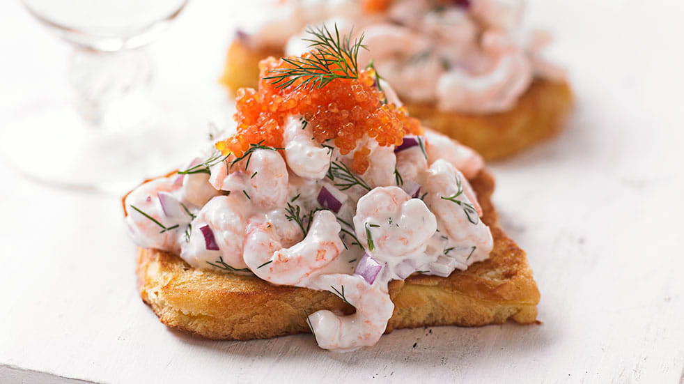 Recipes from around the world; prawn toast